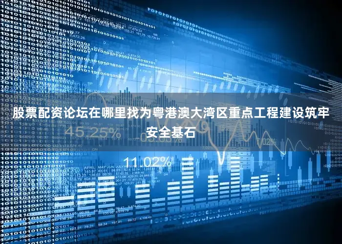 股票配资论坛在哪里找为粤港澳大湾区重点工程建设筑牢安全基石