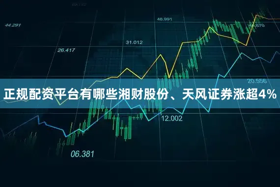 正规配资平台有哪些湘财股份、天风证券涨超4%